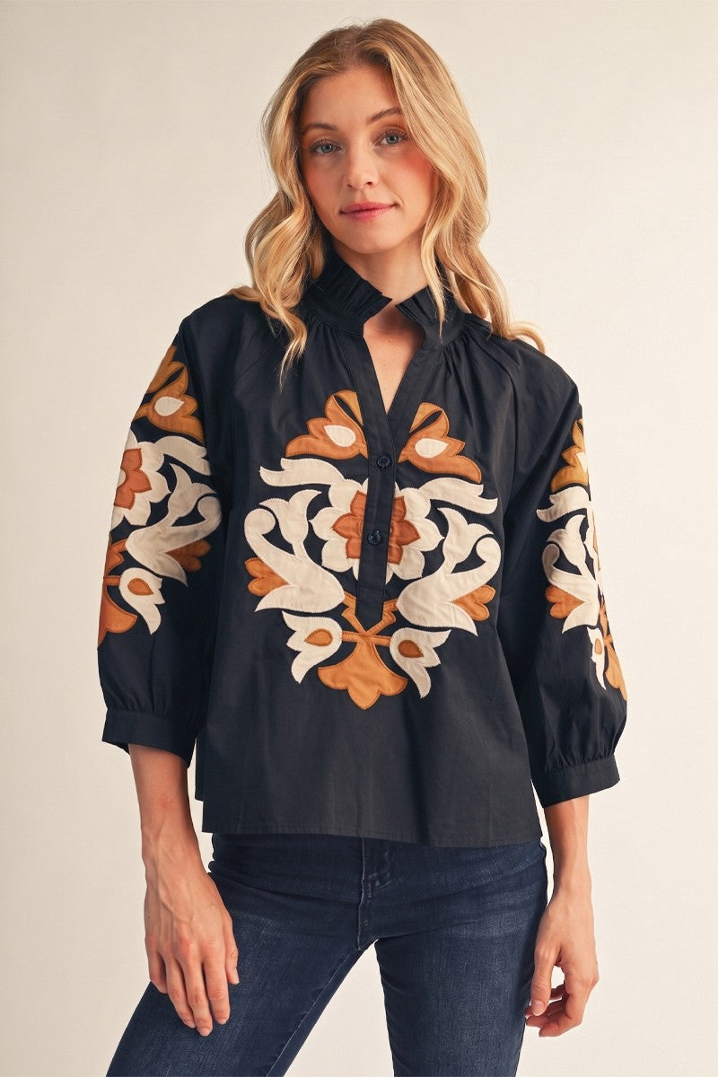 The Sienna Embroidered Top