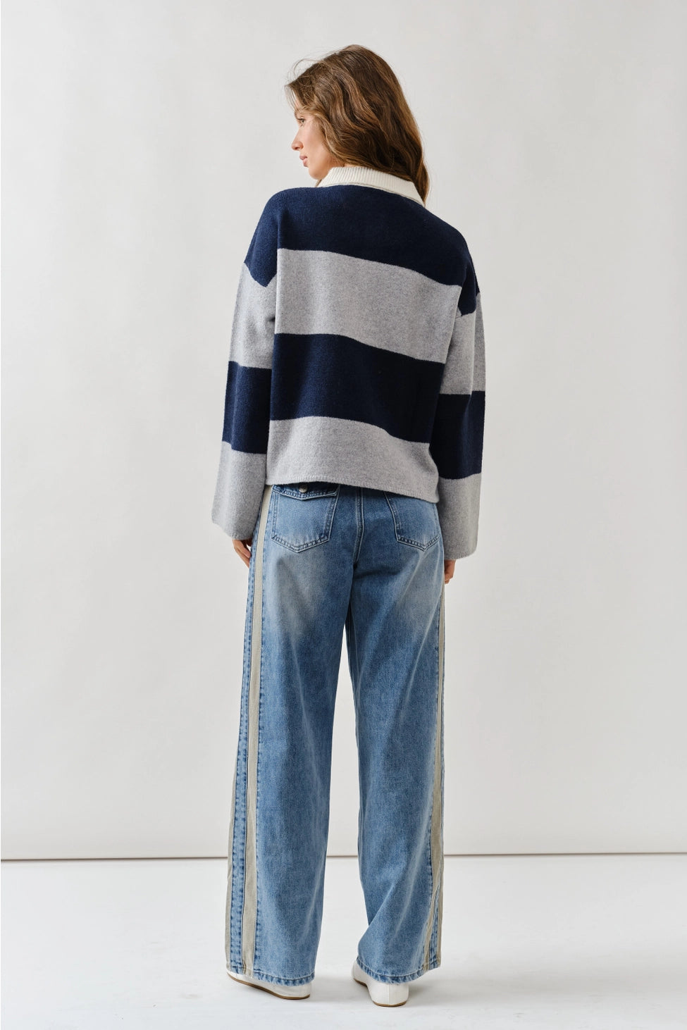 Amber Striped Polo