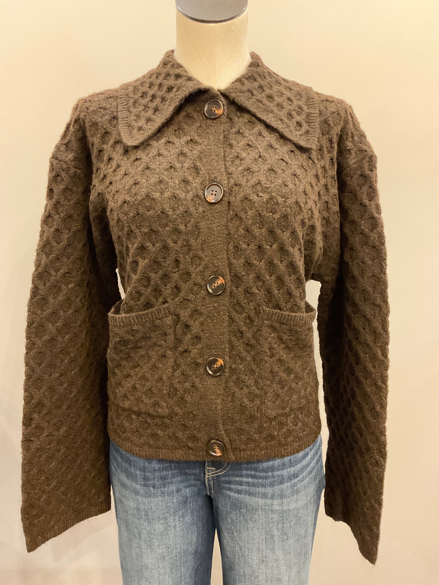 Grade & Gather Sailor Collar Cardi