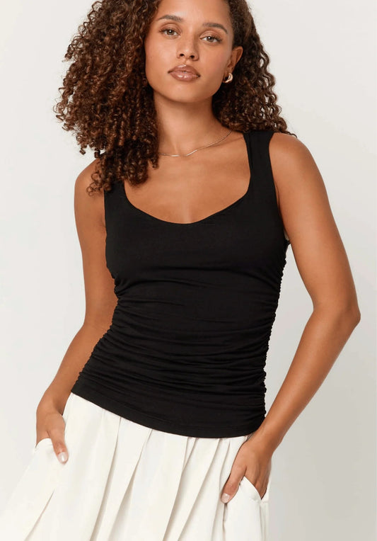 Yulia Sweetheart Neck Seamless Tank