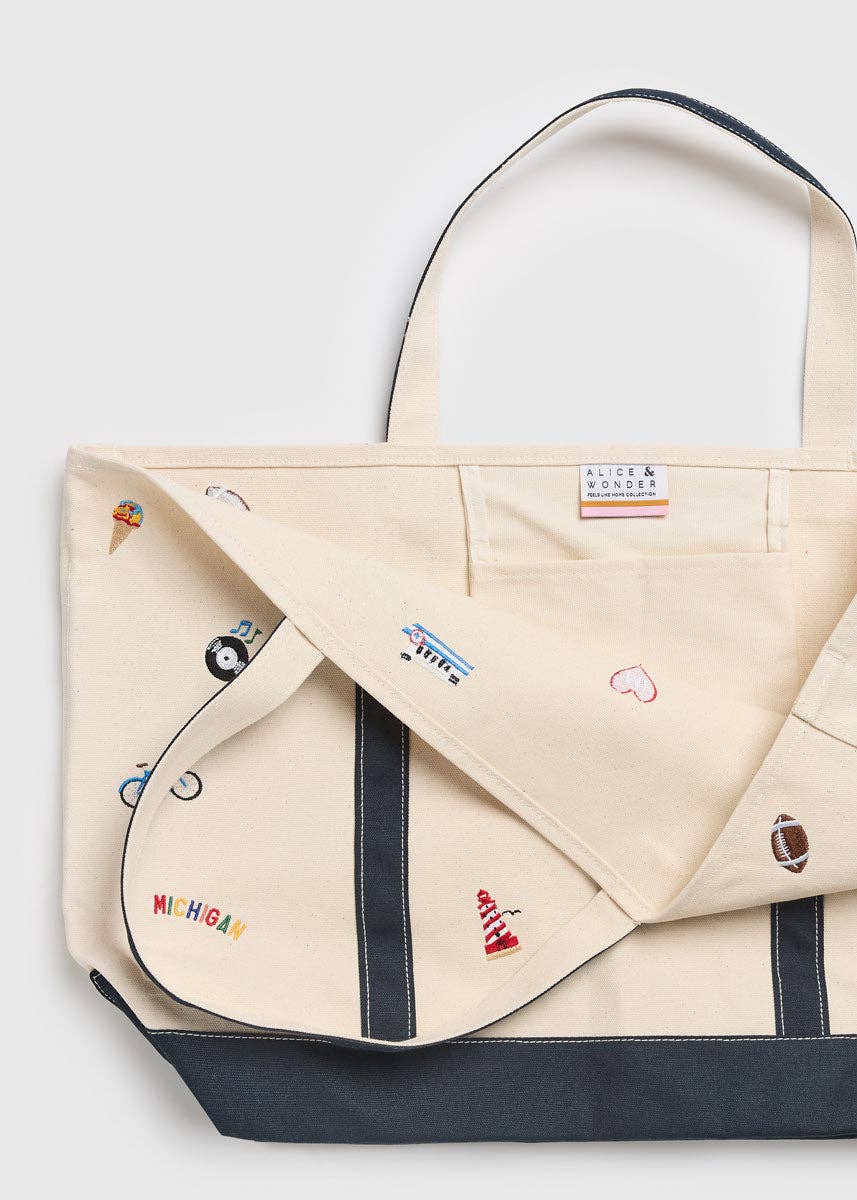 Michigan Icons Tote