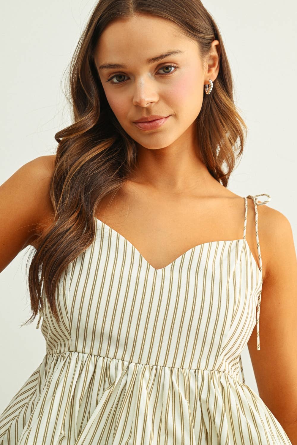 STRIPED BALLON BOTTOM TOP