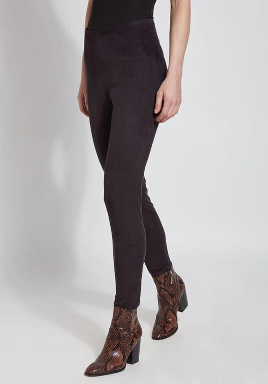 Black Suede Legging