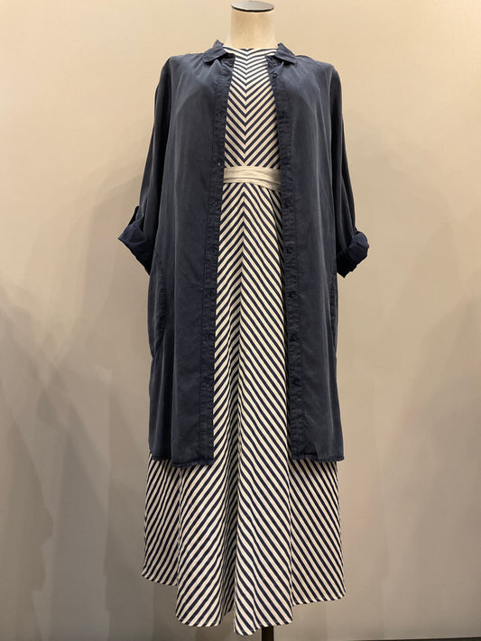 Mododoc Roll-Up L/S Shirt Dress