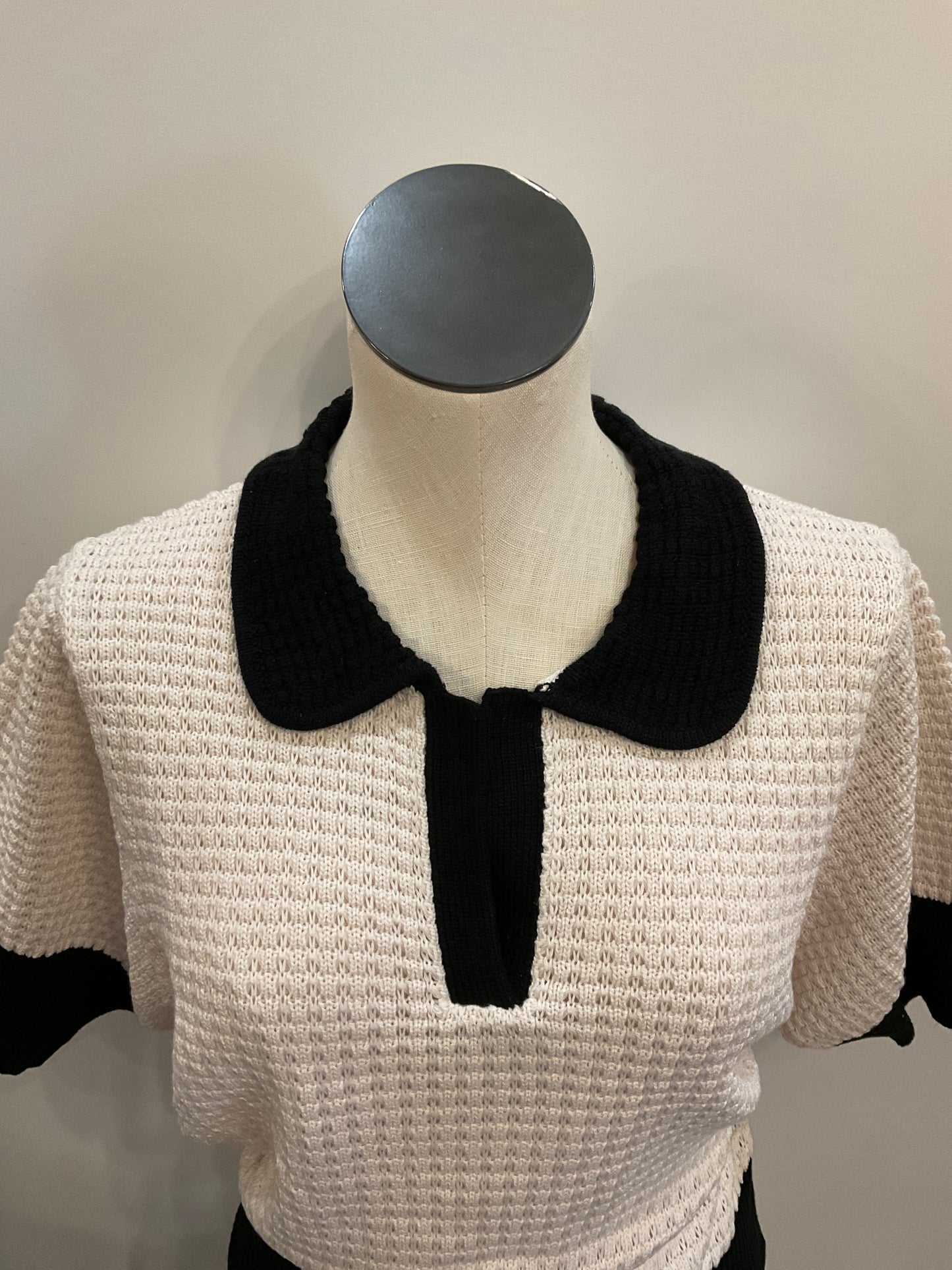 Ellen S/S Collared Sweater