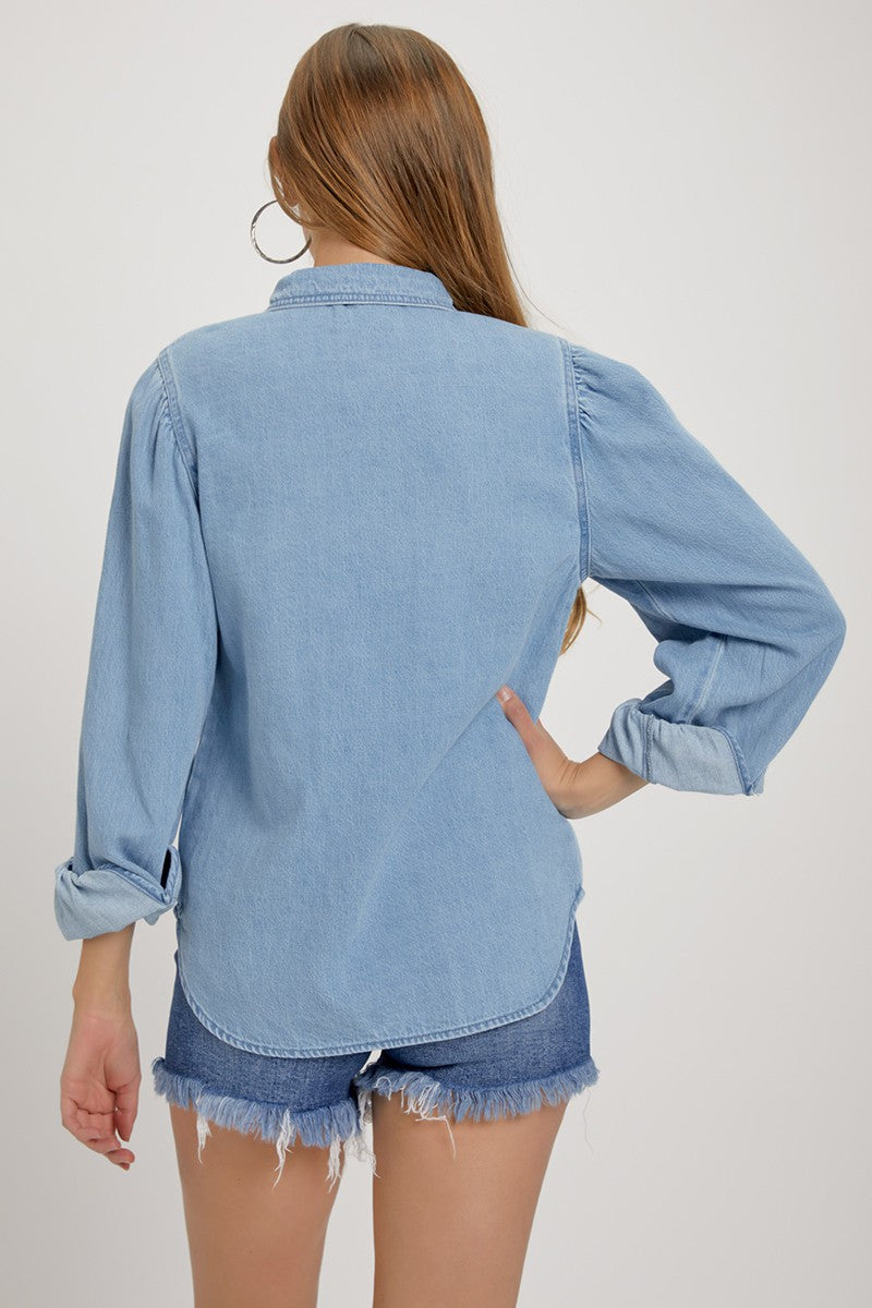 Relaxed Denim Shirt