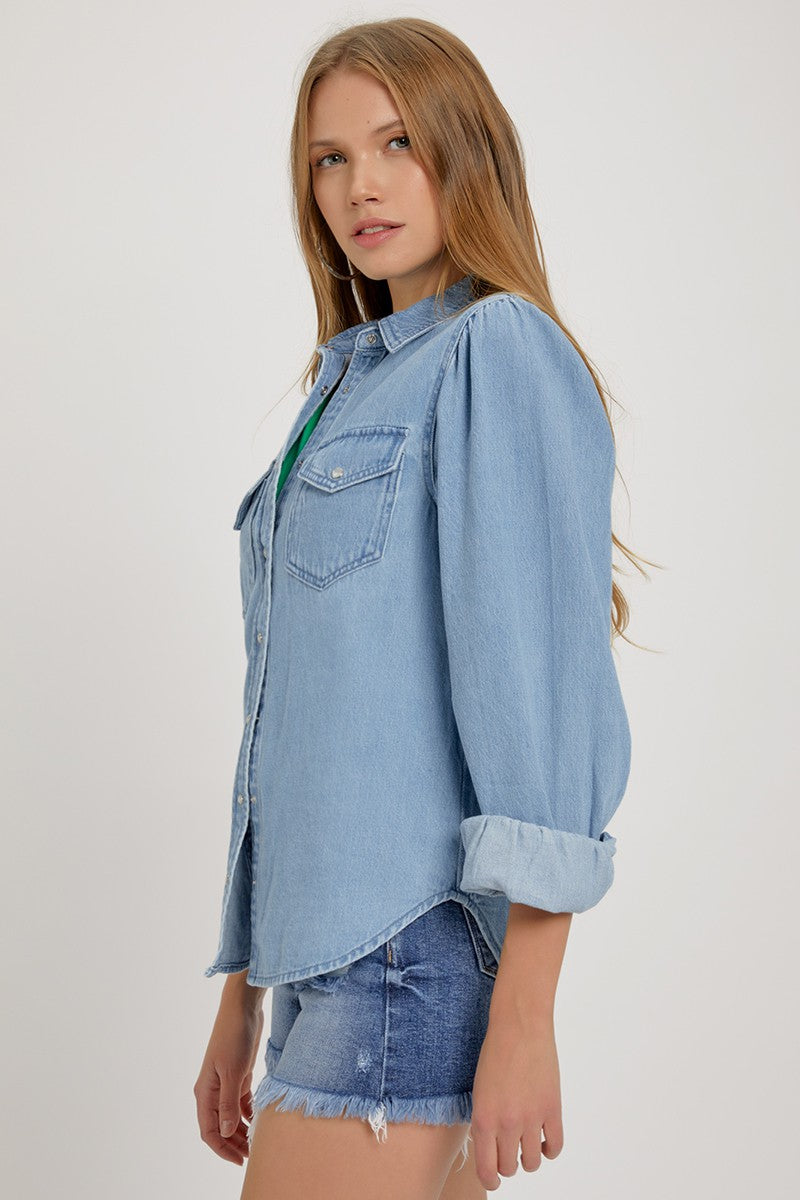 Relaxed Denim Shirt