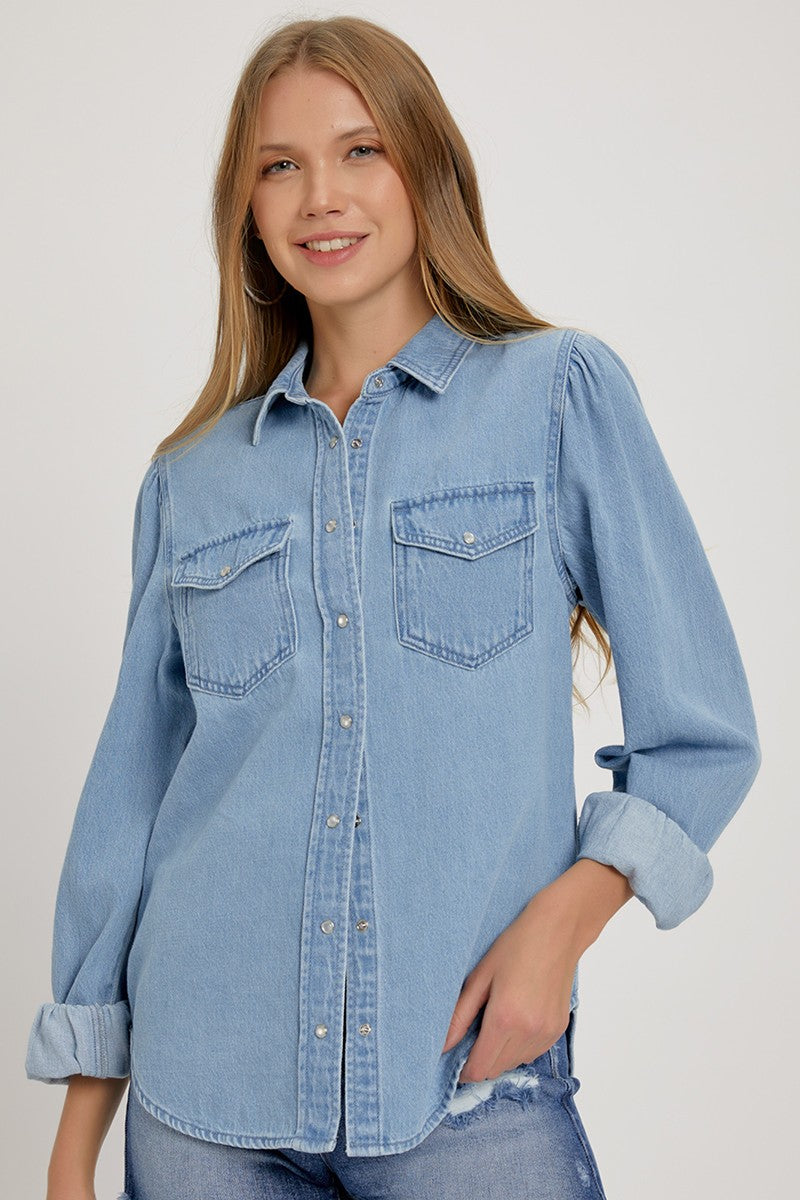 Relaxed Denim Shirt
