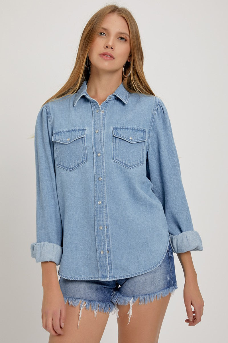 Relaxed Denim Shirt