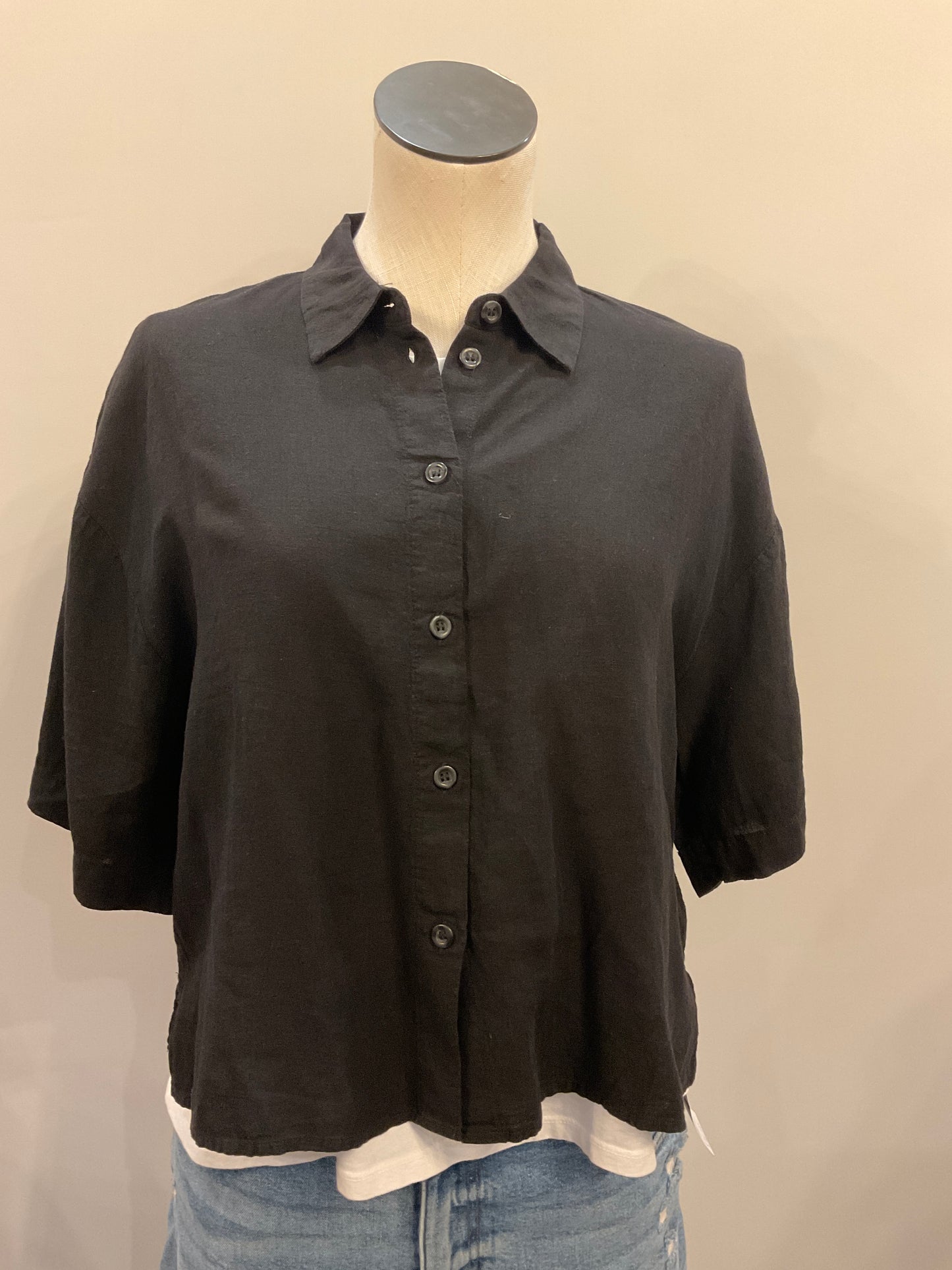 Vero Moda Black Linen