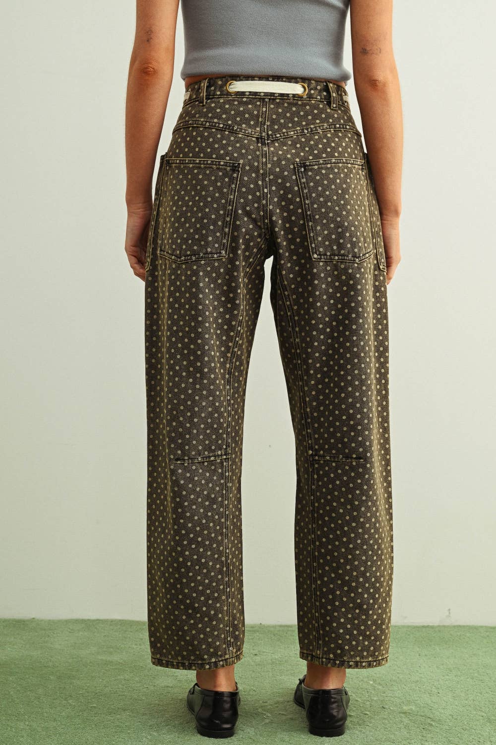 POLKA DOT PANTS W/ BELT