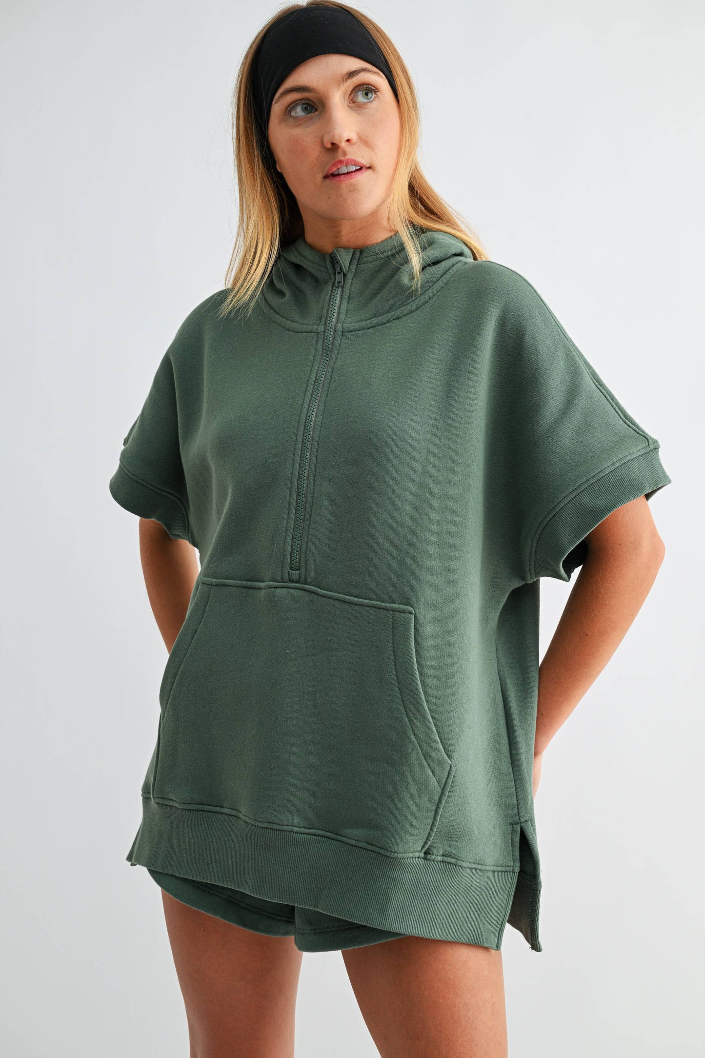 Malibu Summit S/S 1/2-Zip Hoodie