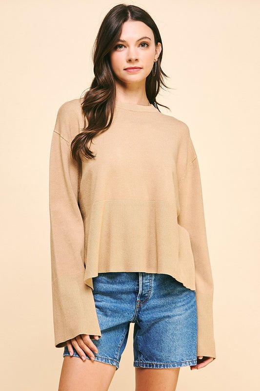 Side Slit Sweater 5216