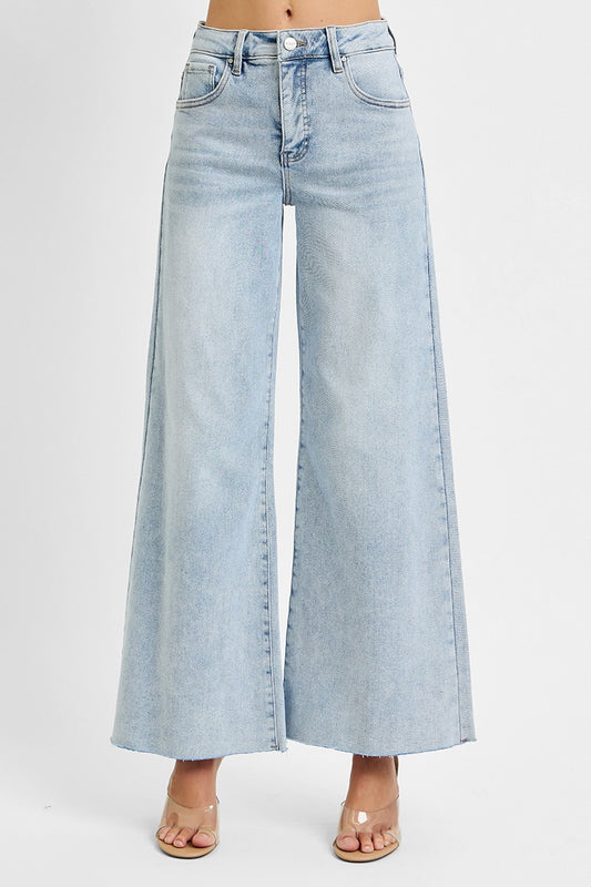 Risen High Rise Ankle Wide Palazzo