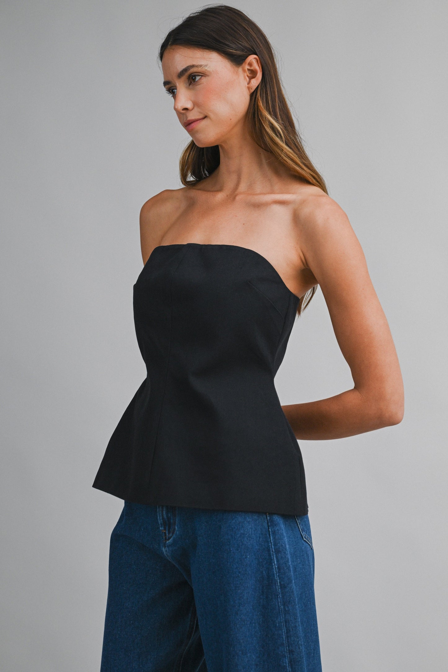 Strapless Hourglass Top