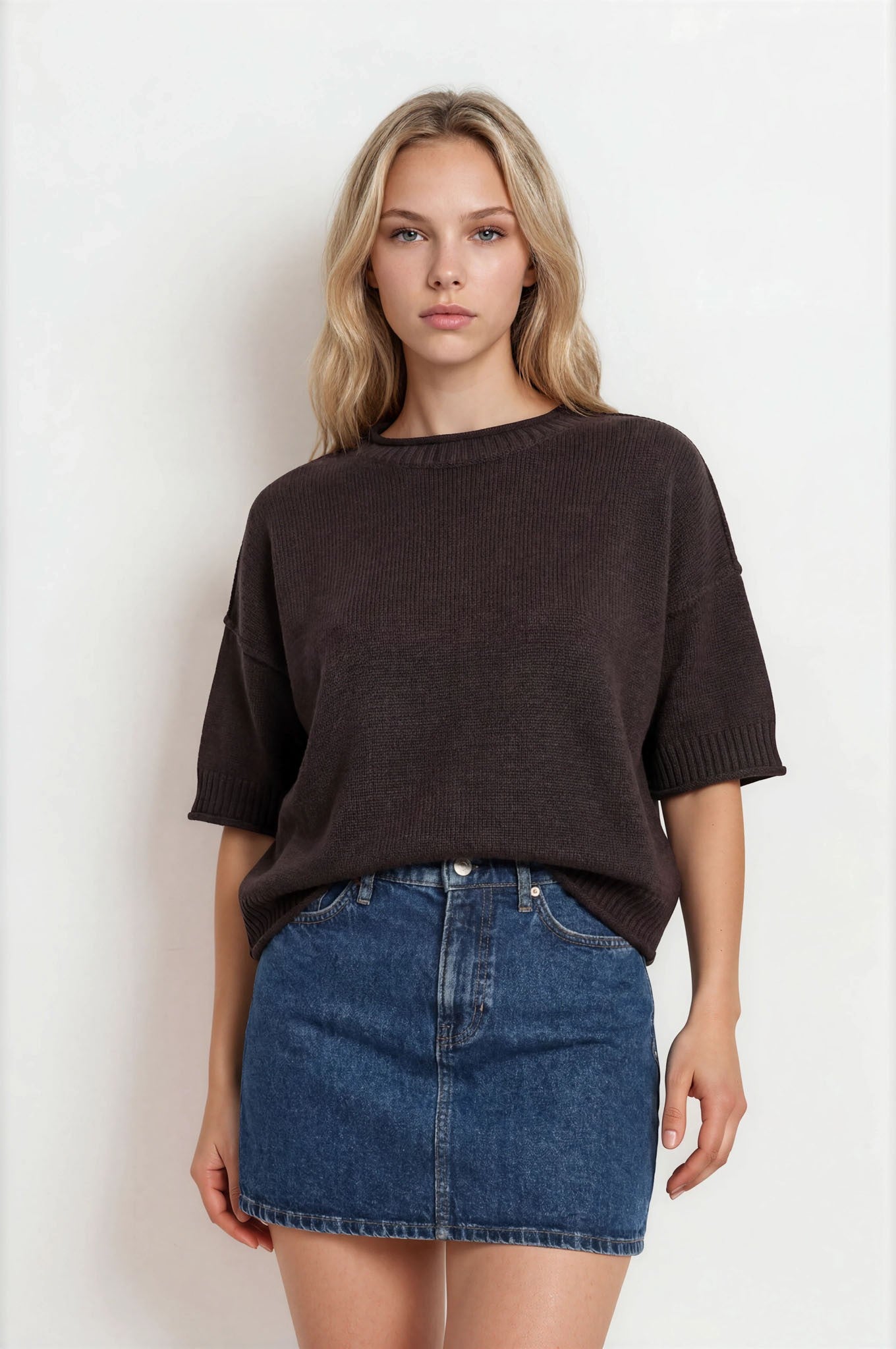 Drop Shoulder Sweater