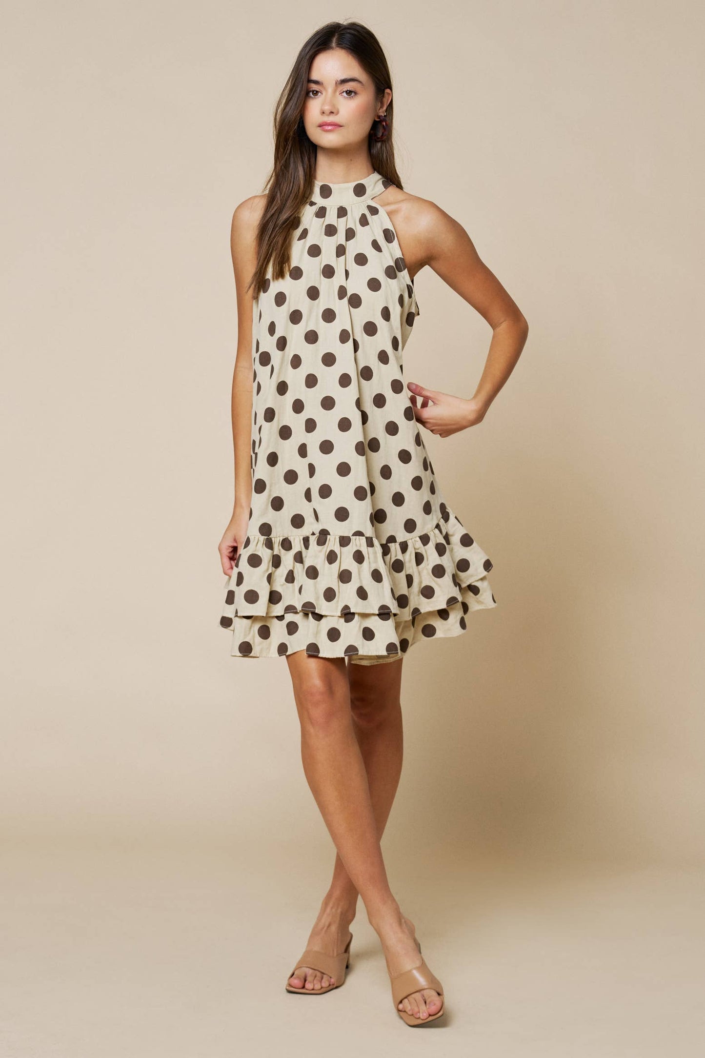 Polka Dot Shift Dress
