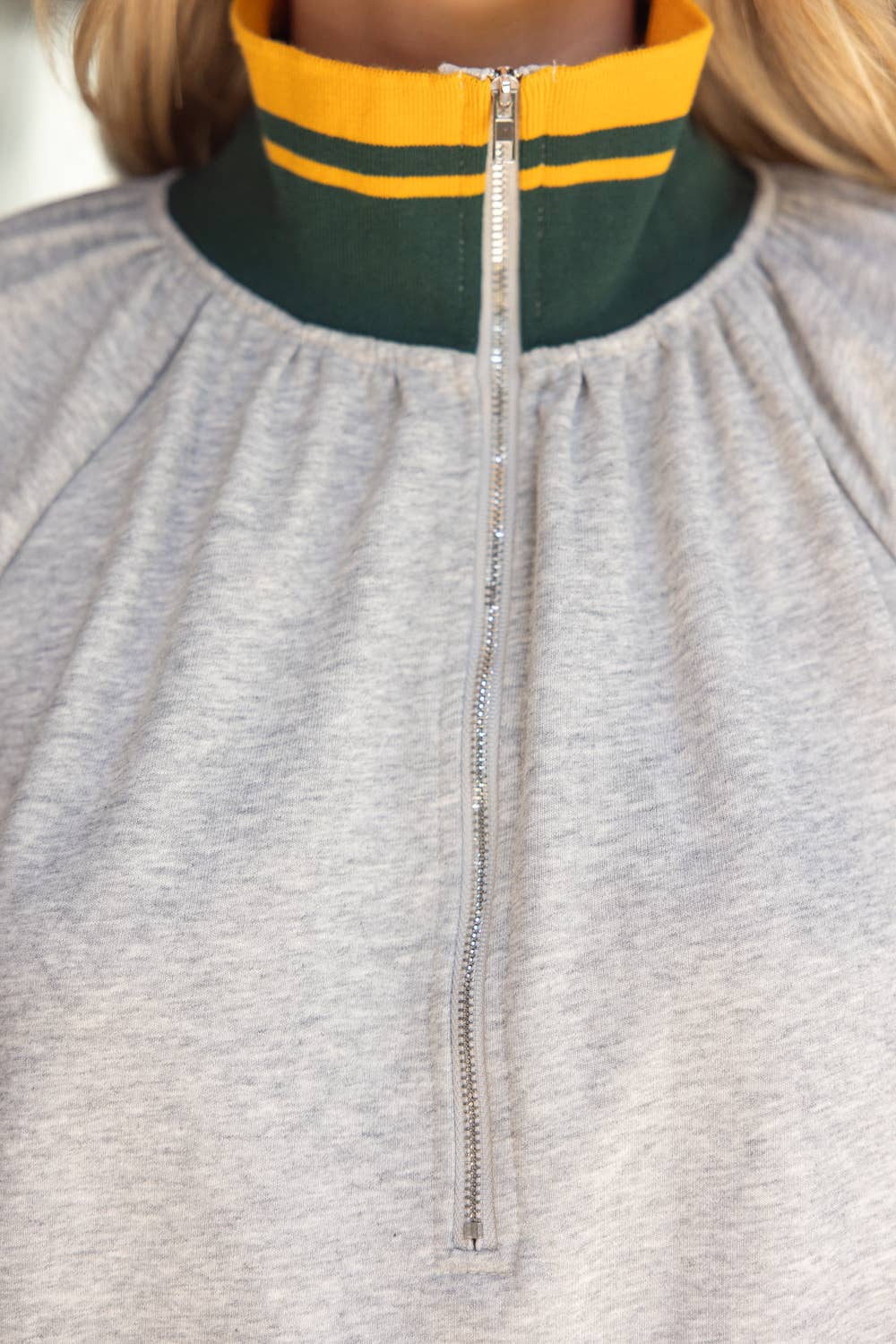 Quarter Zip Striped