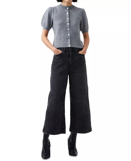 Vhari Puff Sleeve Cardigan