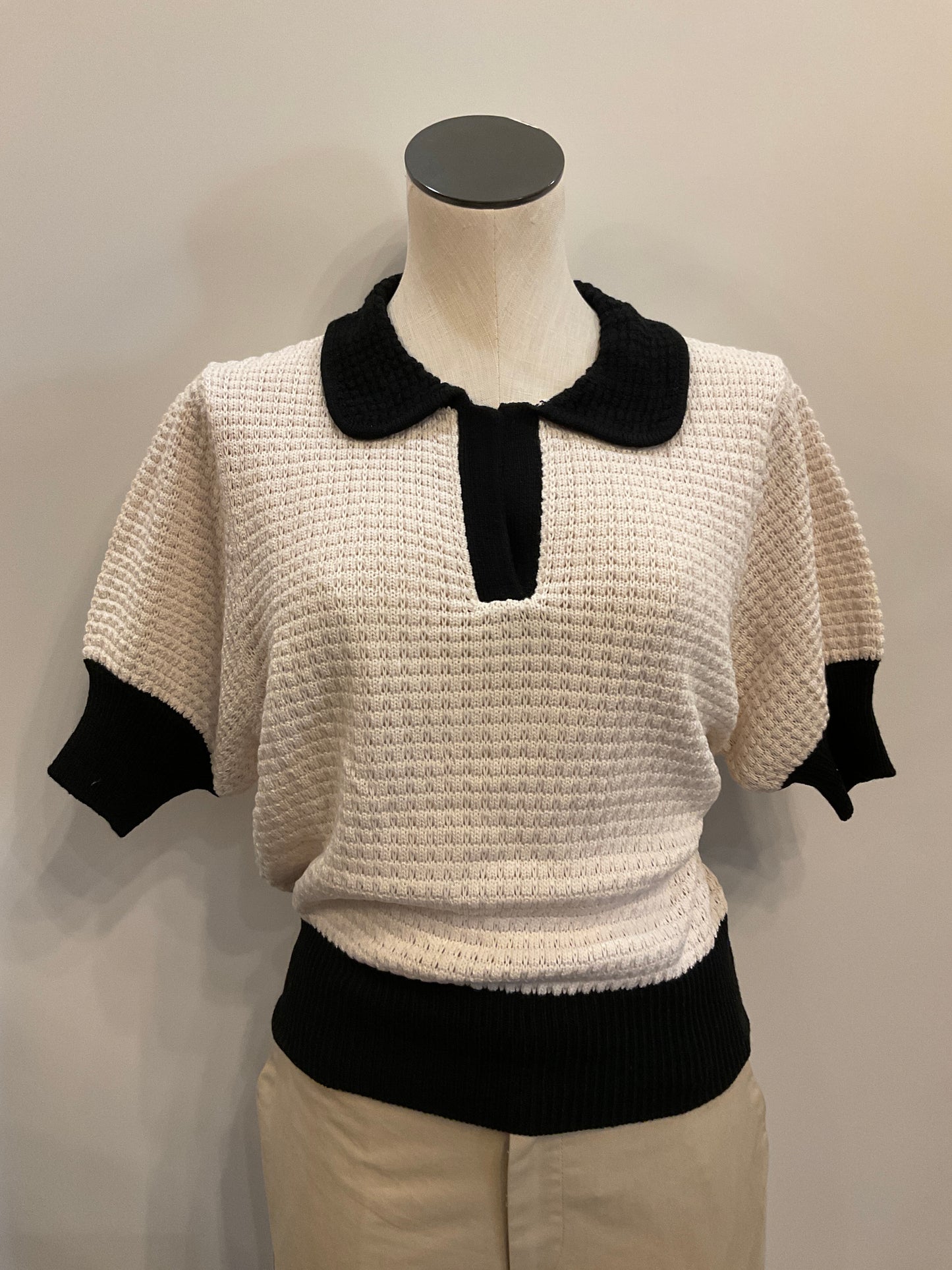 Ellen S/S Collared Sweater