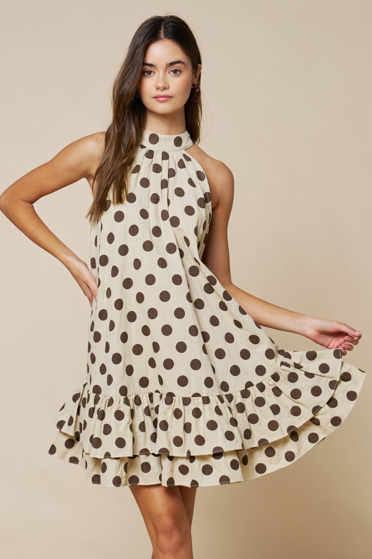 Polka Dot Shift Dress