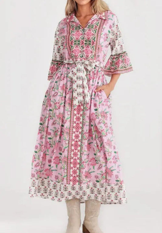Jardin Dress in Strawberry Fields