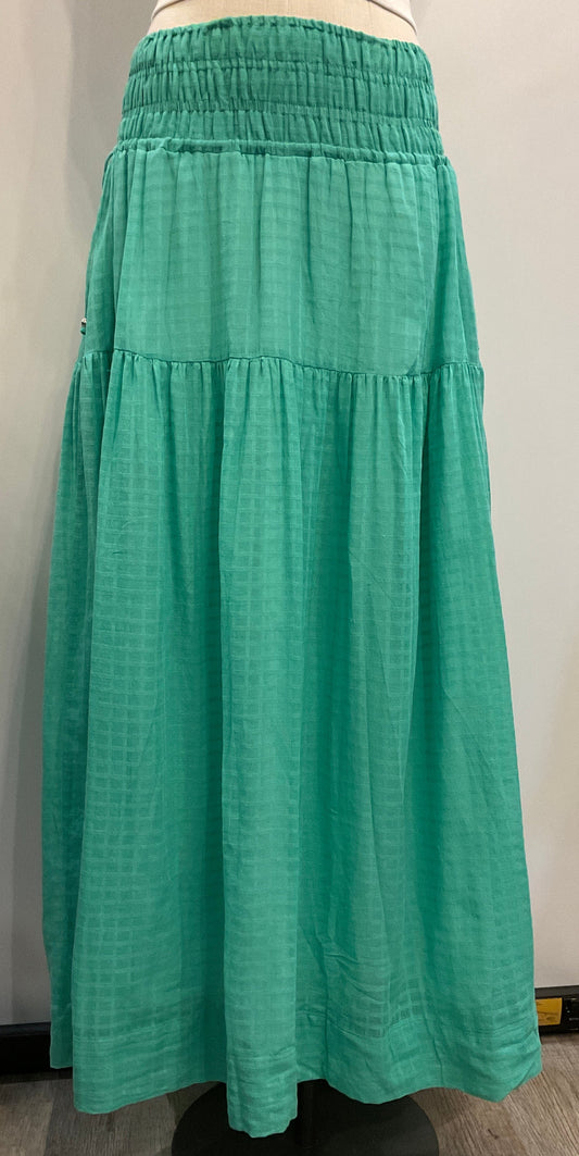Z Supply Mint Tiered Skirt