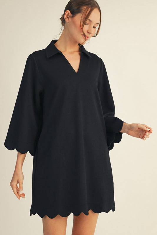 Scallop Dress