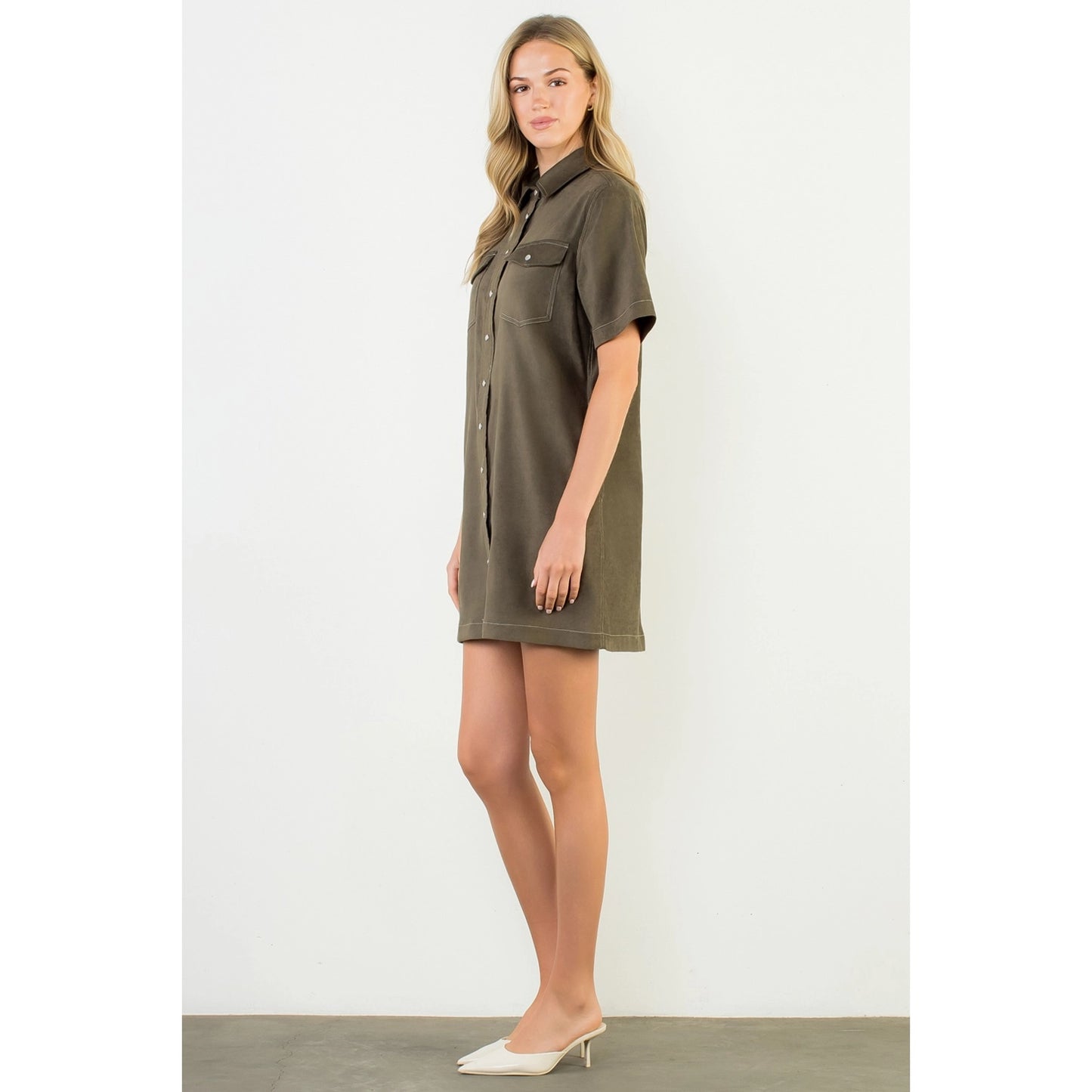 Whitney Suede Dress