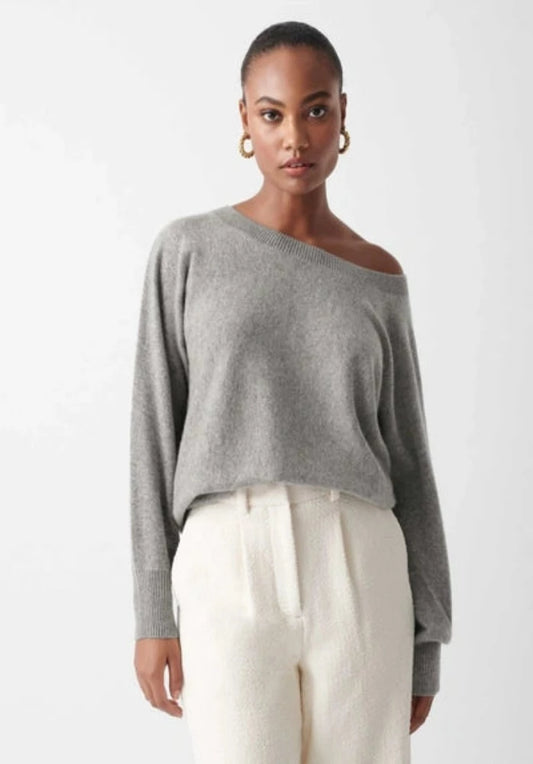 Cashmere Off Shoulder Sweater