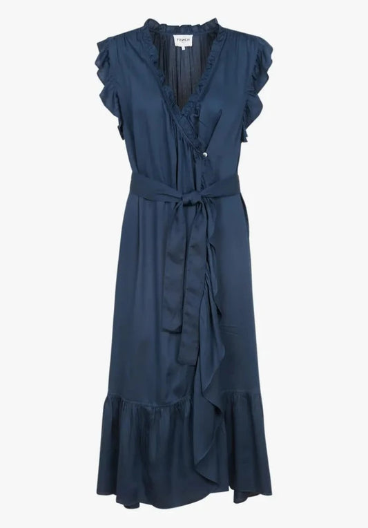 Blue Marine Summer Midi Dress