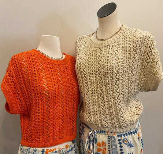 Z Supply Ballast Crochet Top