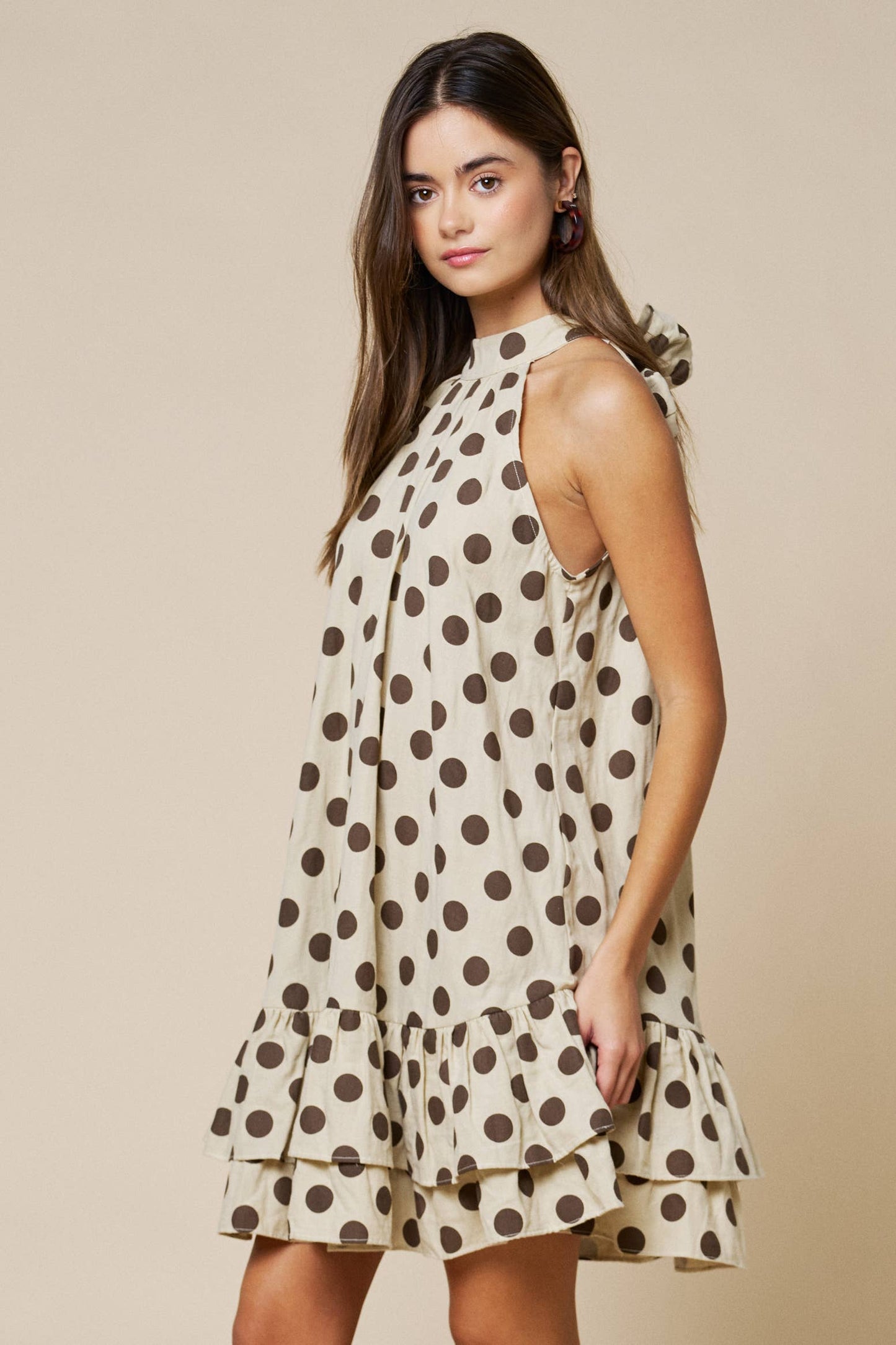 Polka Dot Shift Dress