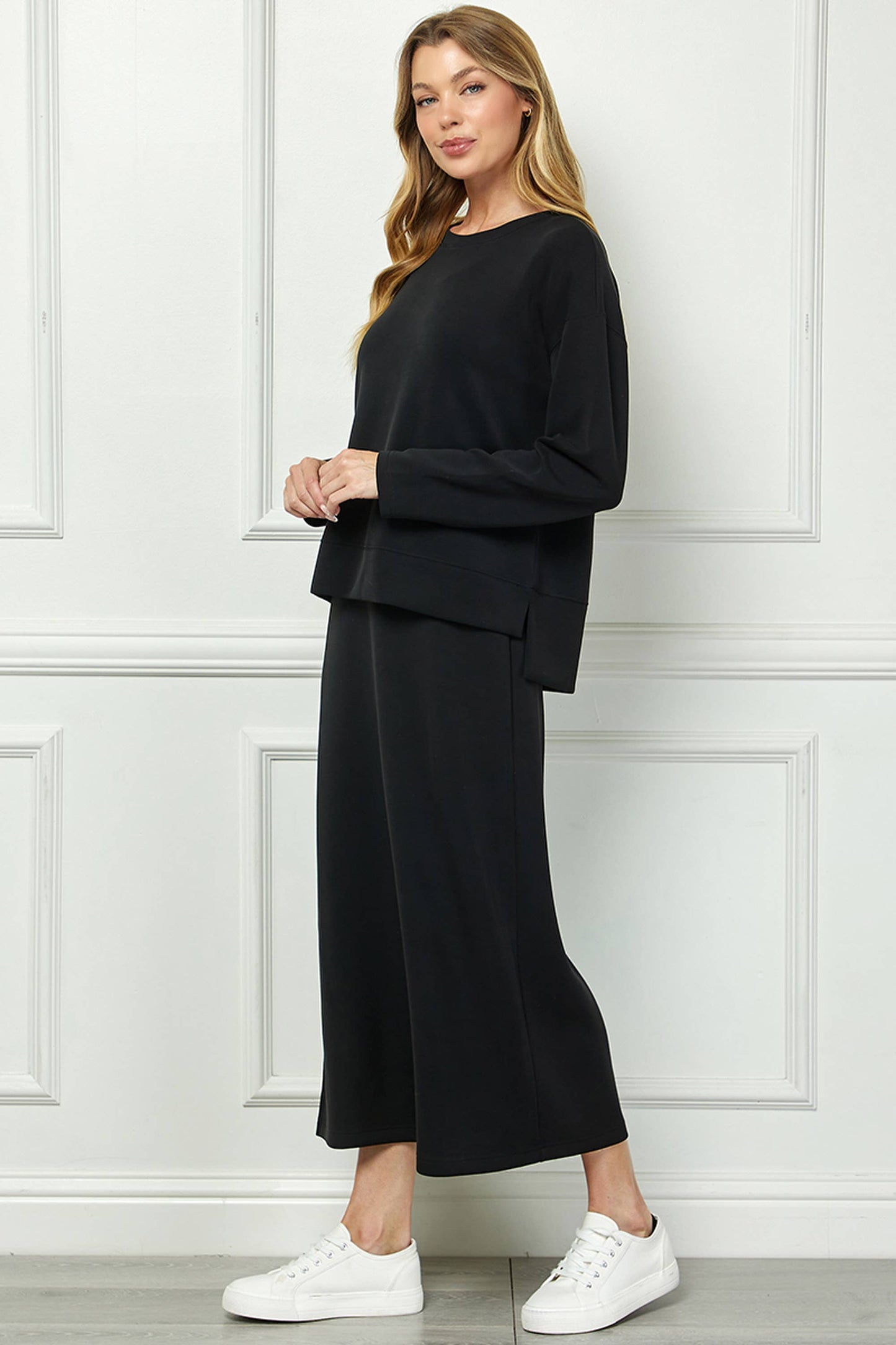 Tank Dress Set with Long-Sleeve Top