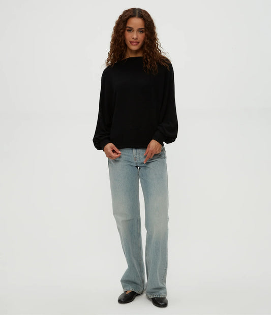 Michael Stars Roxy Balloon Sleeve Top