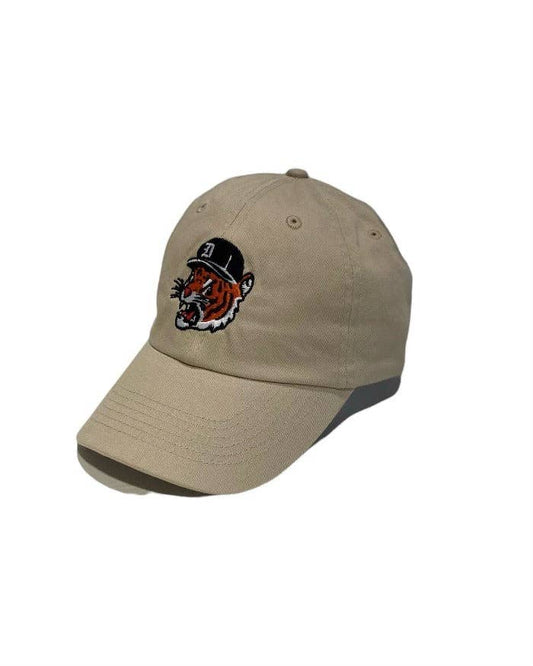 Ink Detroit Motor City Kitty Dad Cap - Natural
