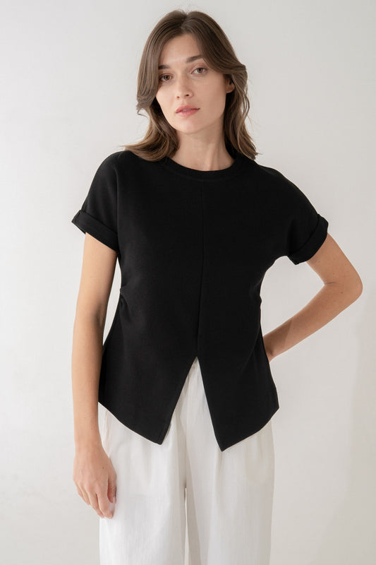 Elle Front Slit Top