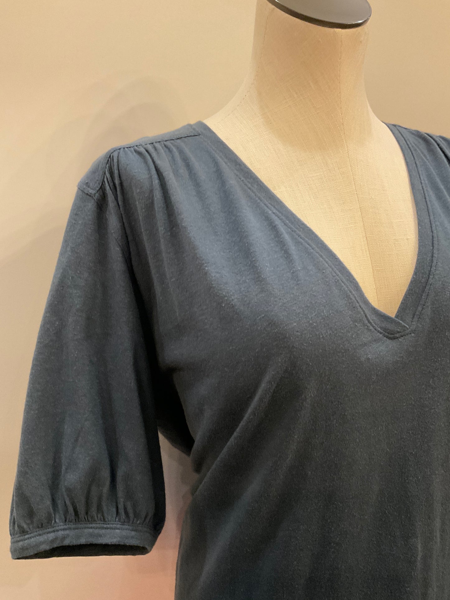 Edie Shirred Shoulder Top