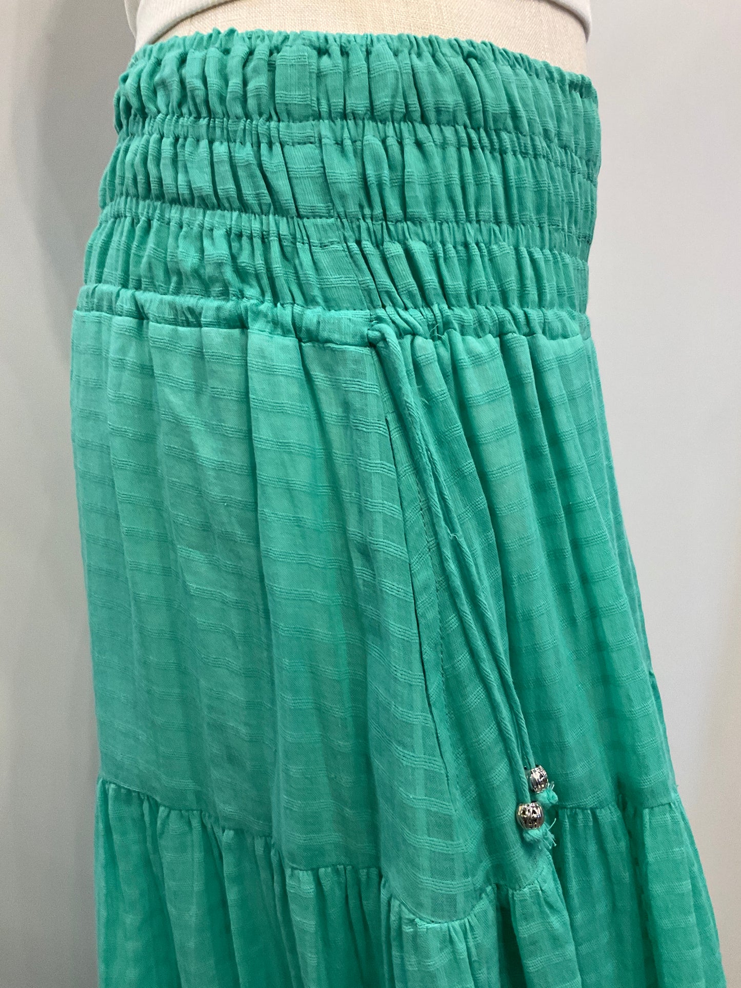 Z Supply Mint Tiered Skirt