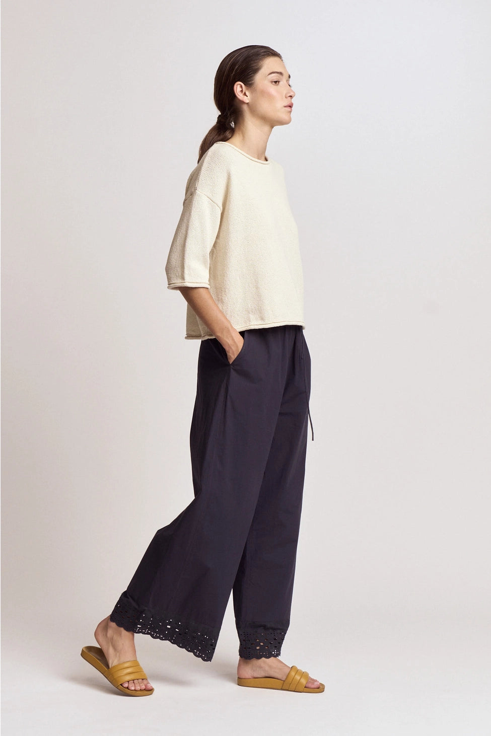 Rolled Edge Sweater