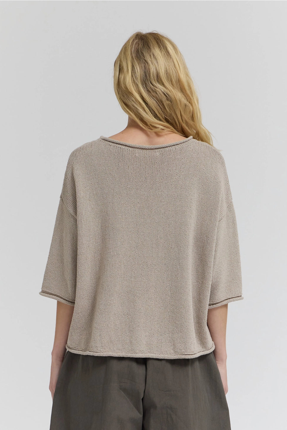 Rolled Edge Sweater