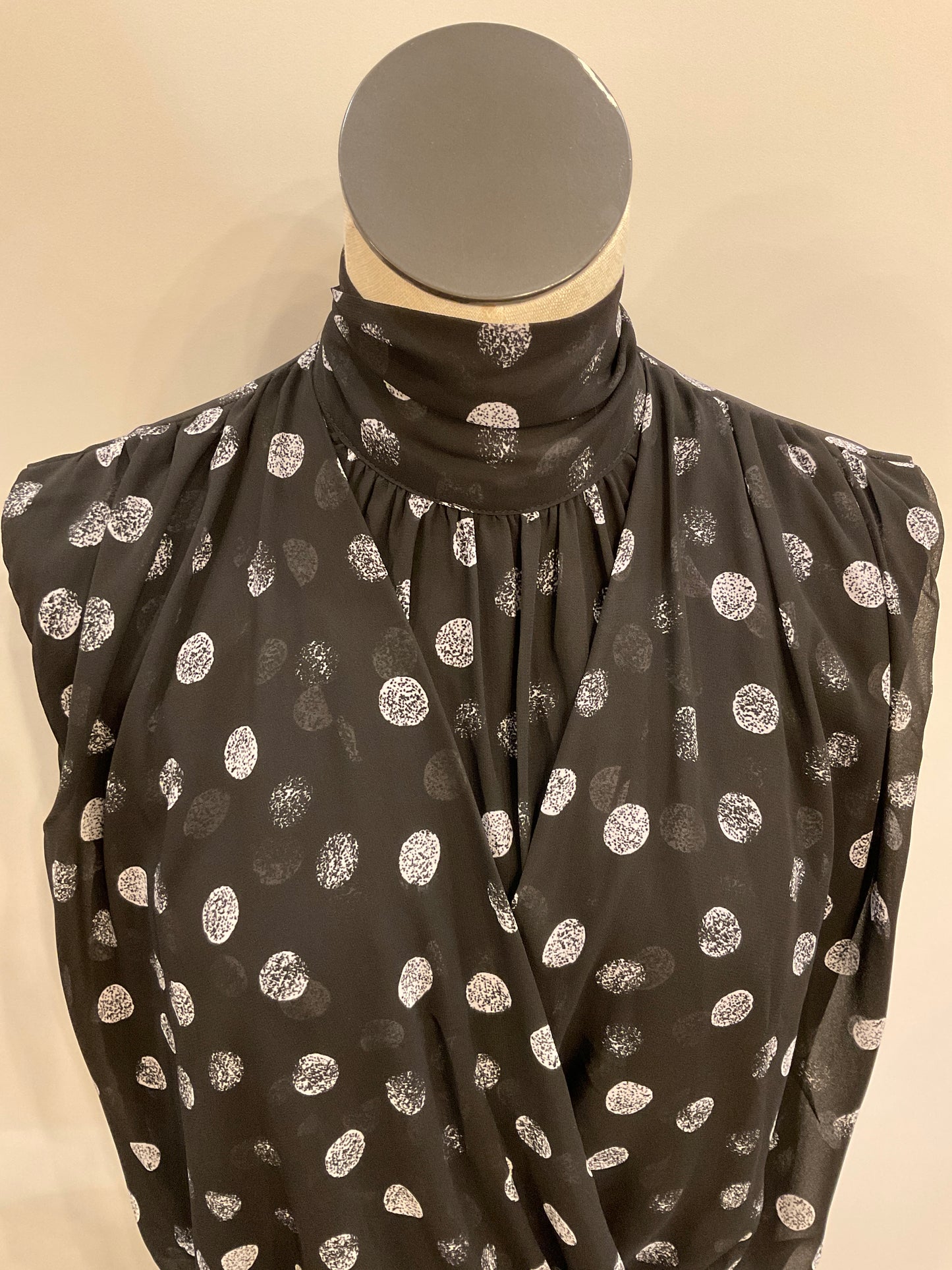 High Neck Sleeveless Top