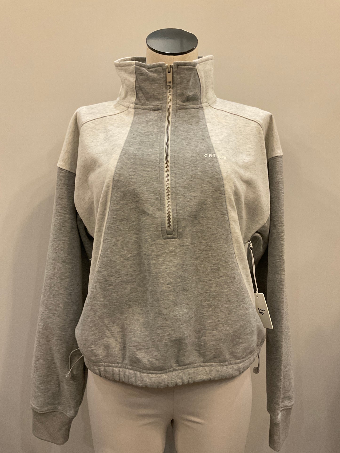 Cream Yoga 3/4 Zip