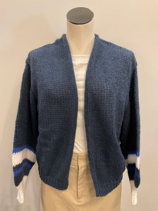 Navy & Stripes Cardi