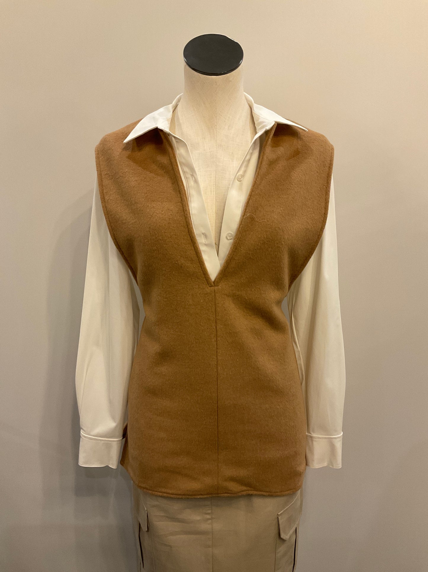 C Tory Wool Blend Vest