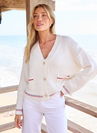 Stitches + Stripes Archie Cardi