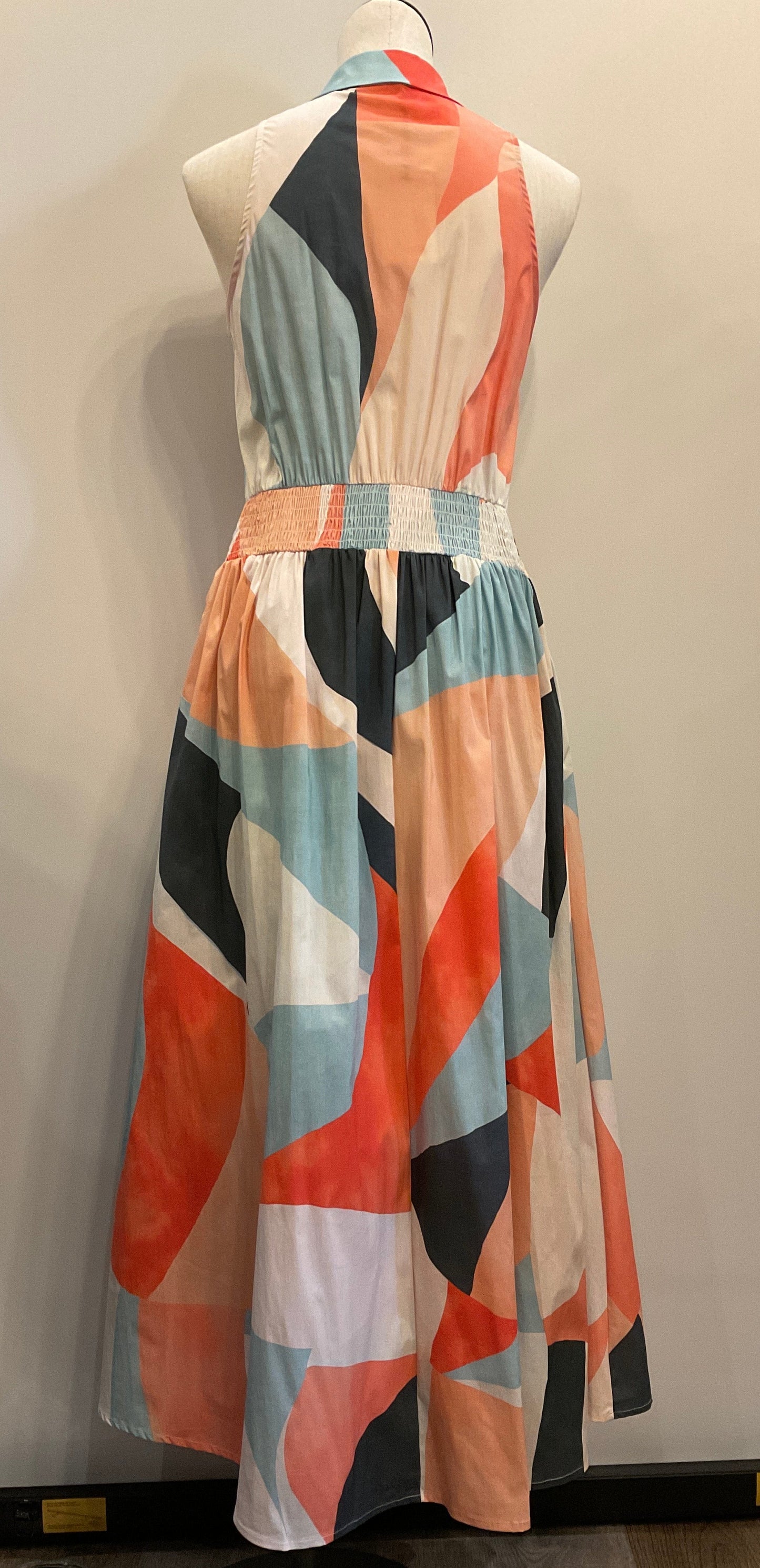Prism Collared Maxi