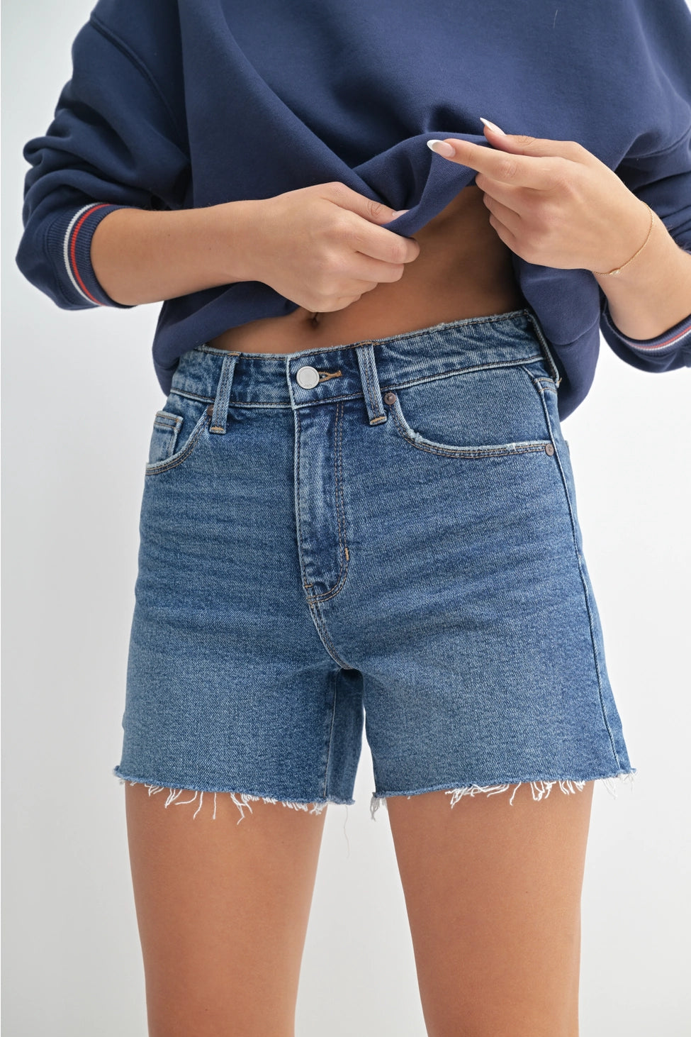 Medium Wash Bermuda