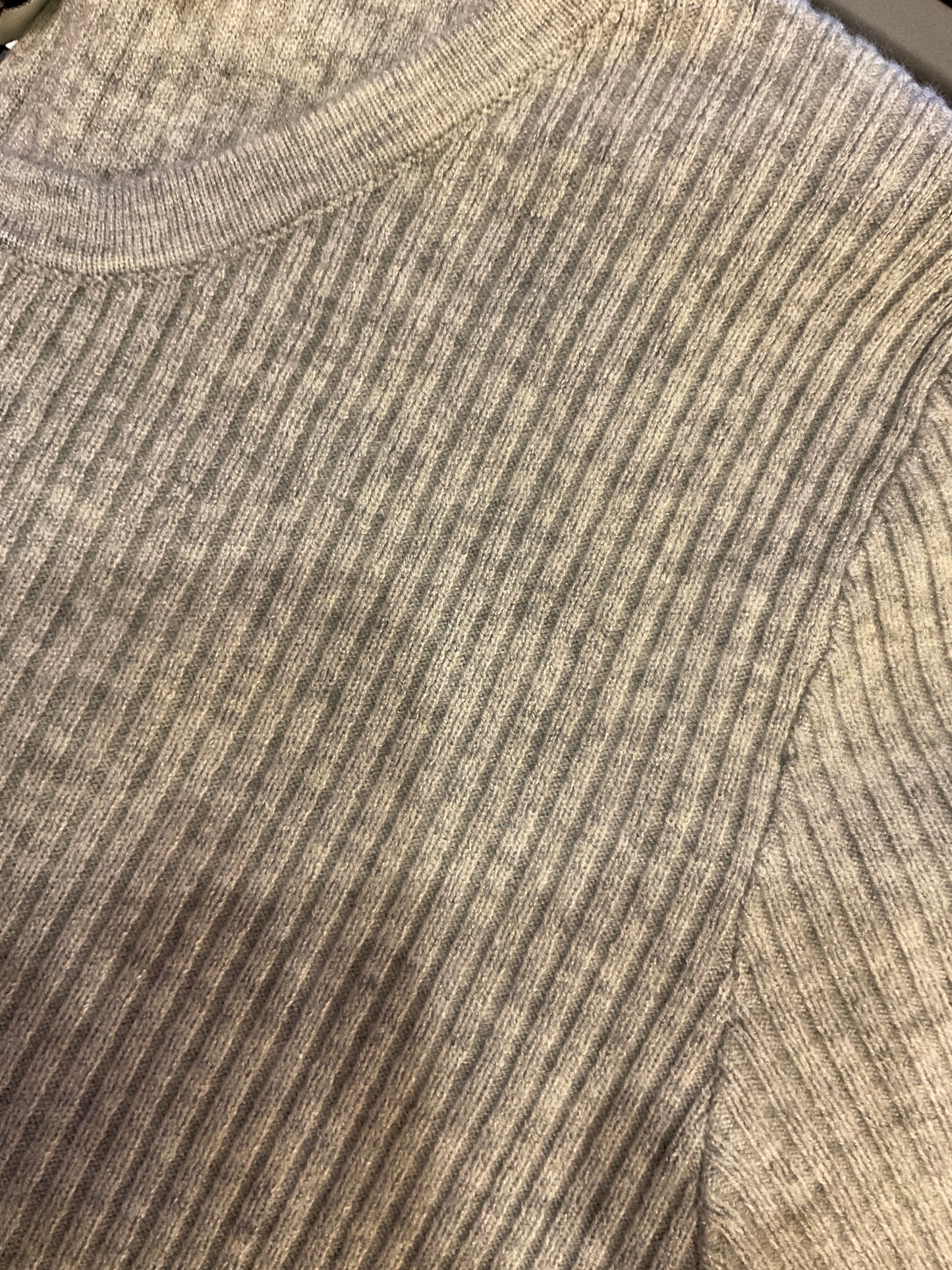 Ribbed Knit Sweater Tee
