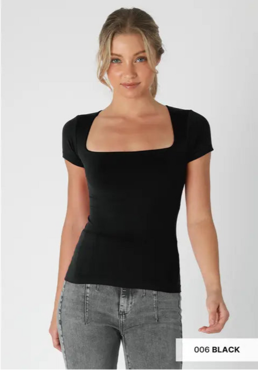 NikiBiki Square Neck Top